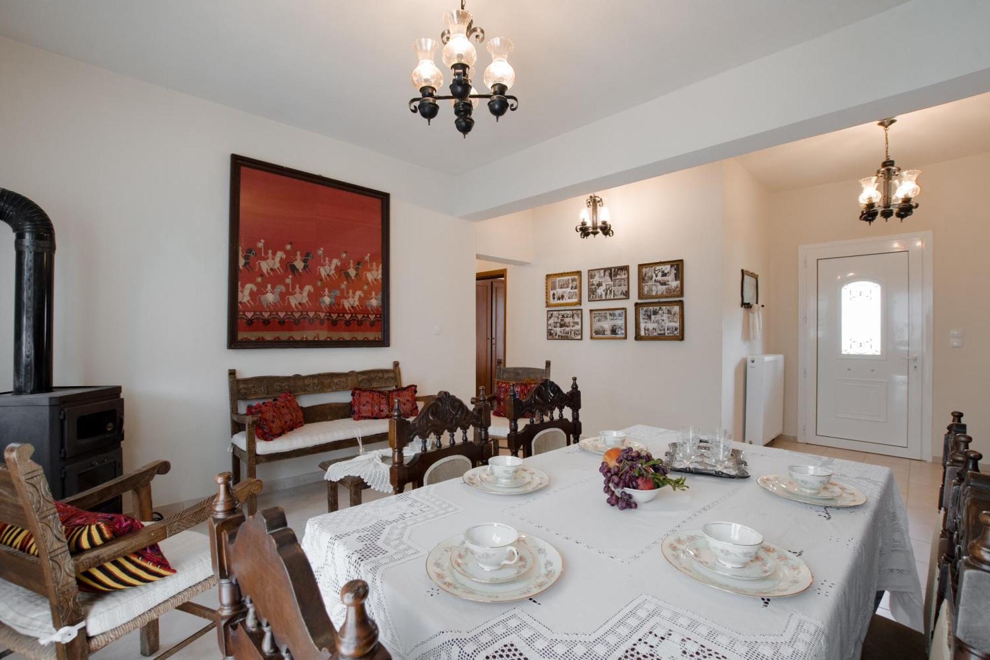 Prasini Folia - Traditional Residence 阿诺吉亚 外观 照片